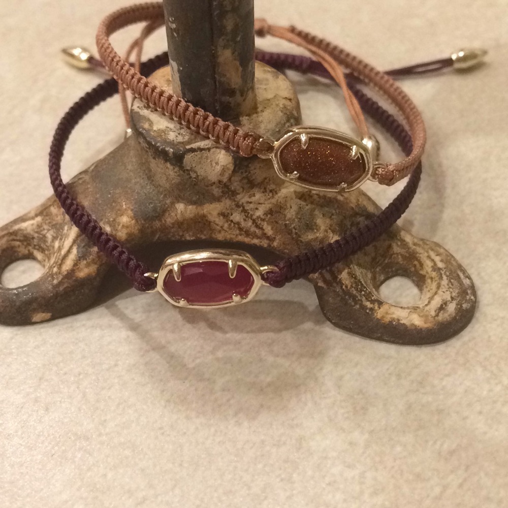 Two Kendra Scott Grayson friendship bracelets.